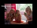 Trying sour candy  lauren hogg