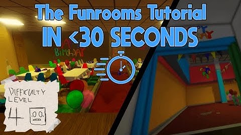 Apeirophobia: How to beat Level 13 "The Funrooms" in 30 seconds