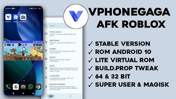 Vphonegaga Rooted ROM Android 10 | Roblox Test (Request)