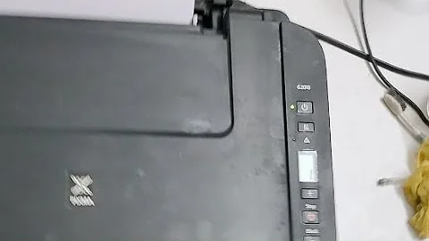 Canon G2010 Self Test Print Manually