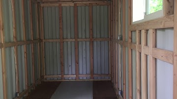 Shipping Container House Framing