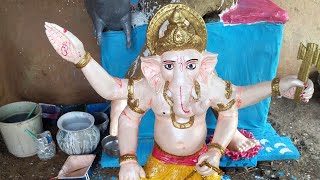 Mitti Ke Ganesha - 2023 / Making eco friendly Ganesha at home / घरपे गणेशजी की मूर्ति कैसे बनाये -1