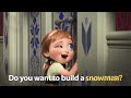 DISNEY SING-ALONGS | Do You Want To Build A Snowman? Frozen Lyric Video! | Official Disney UK