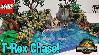 LEGO® "T-Rex Chase!" (River Scene) | From Jurassic World Rebirth! | #lego #jurassicworld
