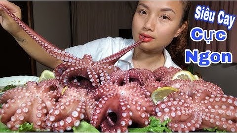 🇯🇵Ăn Sấp Mặt Mâm Bạch Tuộc Siêu To Khổng Lồ Chấm Sốt Ớt Thái Cay Xè Cực Ngon #290