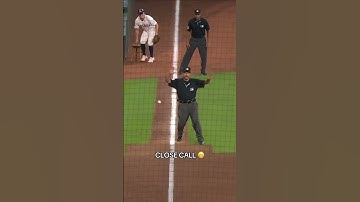 This ball right on the line was called foul 👀