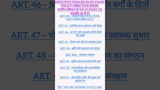 📚DPSP Article 36-51 #prelims #polity #competetive #exam 19may2026
