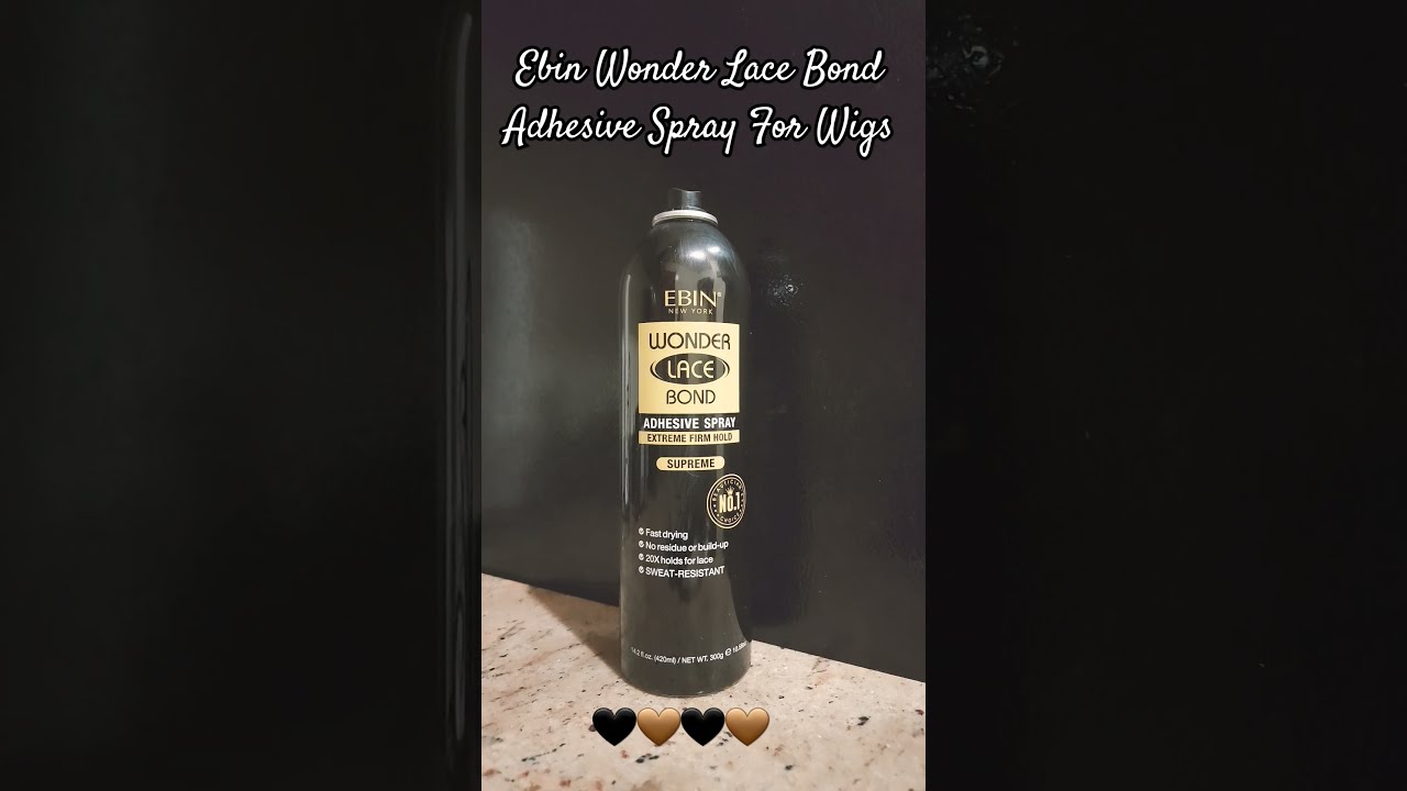 Ebin Wonder Lace Bond Adhesive Spray For Wigs 