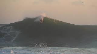 Surf in Sagres Portugal, how the Lorenzo Hurricane hit Beliche beach