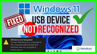 🔥 how to fix usb device not recognized in windows 11 [fast]