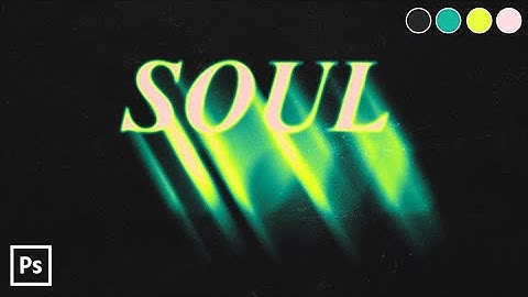 Motion blurred Text Effect in Photoshop - Easy Tutorial