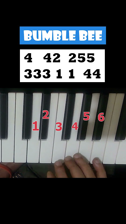 Bumble Bee (Piano Easy Tutorial)