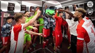 Locker Room Party after Champions League clash | Behind the Scenes | FC Bayern - Arsenal image