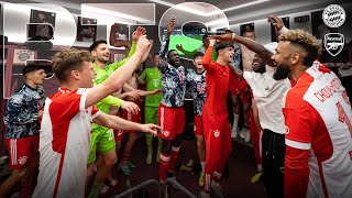 Locker Room Party after Champions League clash | Behind the Scenes | FC Bayern - Arsenal