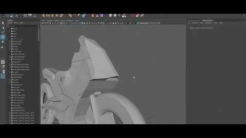 Maya Bike Modeling - Timelaps - Jamie Mills