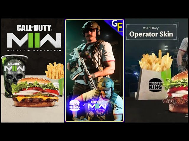 Modern Warfare II: ação do Burger King oferece skin gratuita