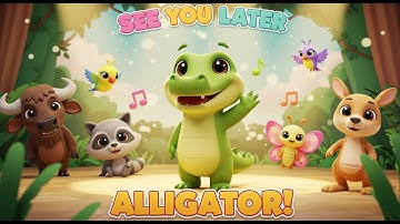See You Later Alligator 🐊 | Bài Hát Tiếng Anh Trẻ Em Vui Nhộn | English for Kids - Goodbye Song