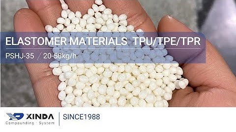 PSHJ 35 Twin Screw Extruder for TPE TPU NBR with Underwater Pelletizing System