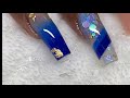 ICEY BLUE FREESTYLE SET | Acrylic Nail Tutorials | Watch Me Work