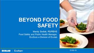 Food Safety & Public Health Matters: Going Beyond Food Safety screenshot 4