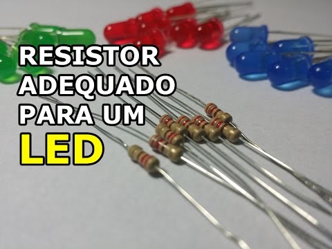 Vídeo: Como Selecionar Resistências Para LEDs