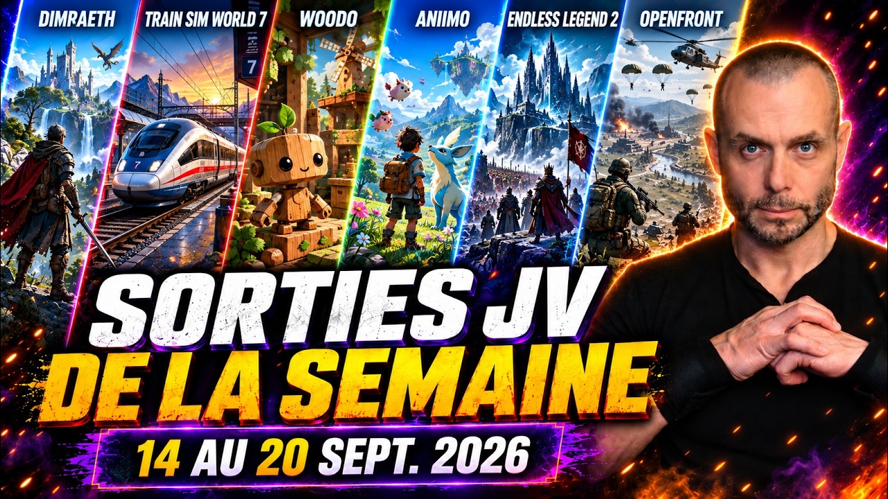 Les sorties de la semaine du 14 au 20 septembre 2026. WOLVERINE arrive enfin ! FIRE EMBLEM et ANIIMO