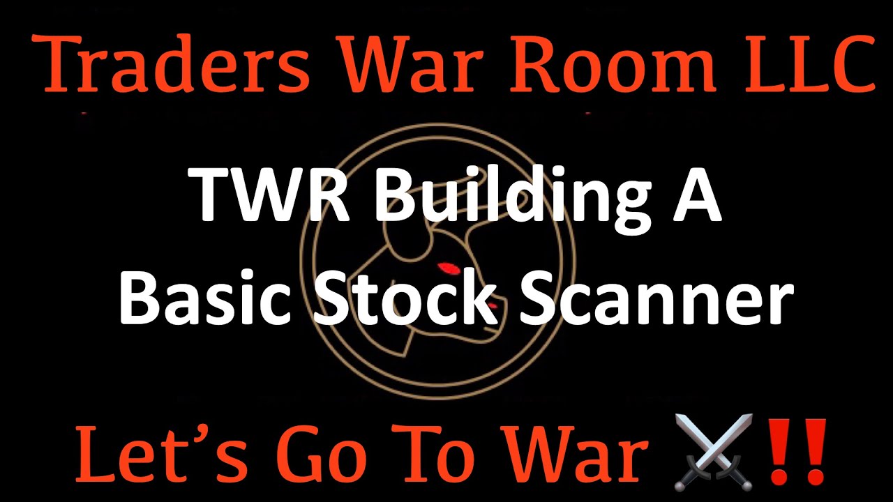 FREE CLASS - BUILD A BASIC STOCK SCANNER - 6 APR 22 - YouTube