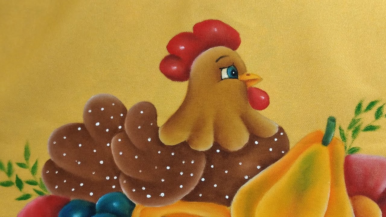 Como pintar galinha em Oxford amarelo