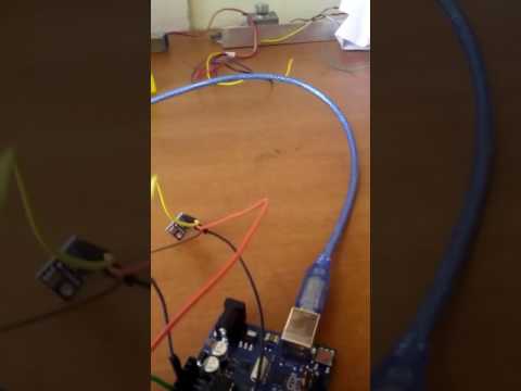 Air pressure sensor connected to an Arduino - YouTube