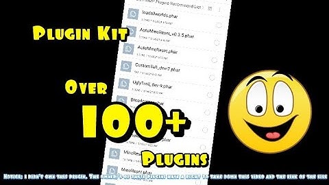 Pocketmine Plugin Kit (Contains 105 Plugins) Link in Description
