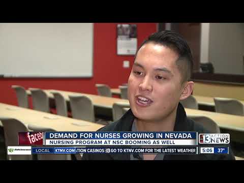 Demand for nurses growing in Nevada