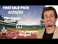 MLB Picks and Predictions - Pittsburgh Pirates vs Los Angeles Angels, 7/21/23 Free Best Bets & Odds