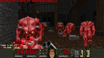 Doom 2 - 1000 Lines 3 (Map 32: Vintage Murderfest) UV-Max (Map Author: Roofi)