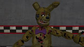 springtrap waking up after his nightmares with the spring trap 🔗🔩⚙️