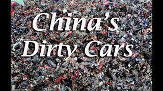 China’s Dirty Cars At The Scrap Yard