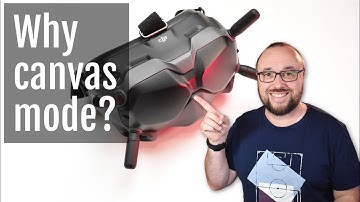 Why do we need MPS display port and canvas mode for DJI FPV goggles?