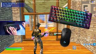 Unboxing Razer Huntsman V3 Pro Mini + Fortnite Keyboard &amp; Mouse Sounds ASMR Gameplay 😍