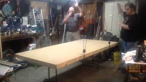 My magic disappearing wargaming table