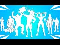 Top 50 Legendary Fortnite Dances & Emotes! (Flake Shake, Monkey Mosh, Sideways Shift, Charlotte..)