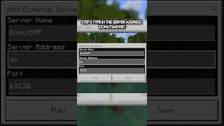 How To Join DonutSMP on Bedrock (windows and mobile)