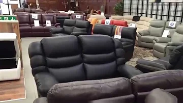 La-Z-Boy clearance factory outlet warehouse leather sofas and corner groups iat half price