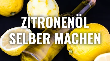 Was macht man mit Zitronenöl?