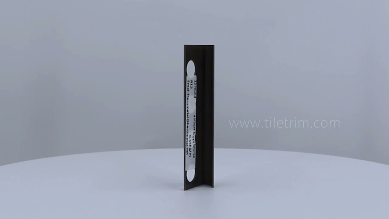 Hero Metal Aluminum Tile Trim Round Edge
