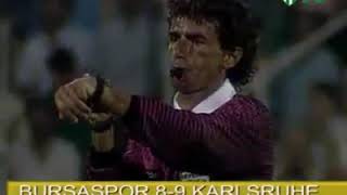 1995 Uefa İntertoto Kupasi Çeyrek Fi̇nalbursaspor 8-9 Karlsruher Scunutulmaz Maç
