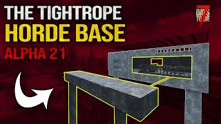 (7 days to die) This base makes it TOO EASY to survive horde night? Alpha 21 Ep21