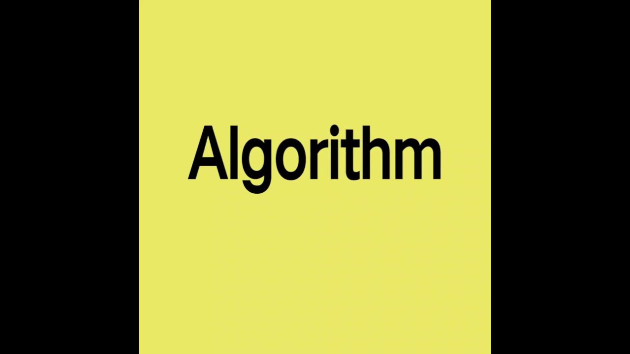 ALGORITHM ! How to pronounce algorithm ? In British Accent correctly ...