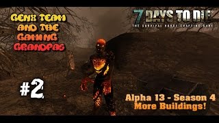 Modded 7 Days To Die Co-Op - SEASON 4  - MORE BUILDINGS Ep. 2: Barns and Snow Zombies