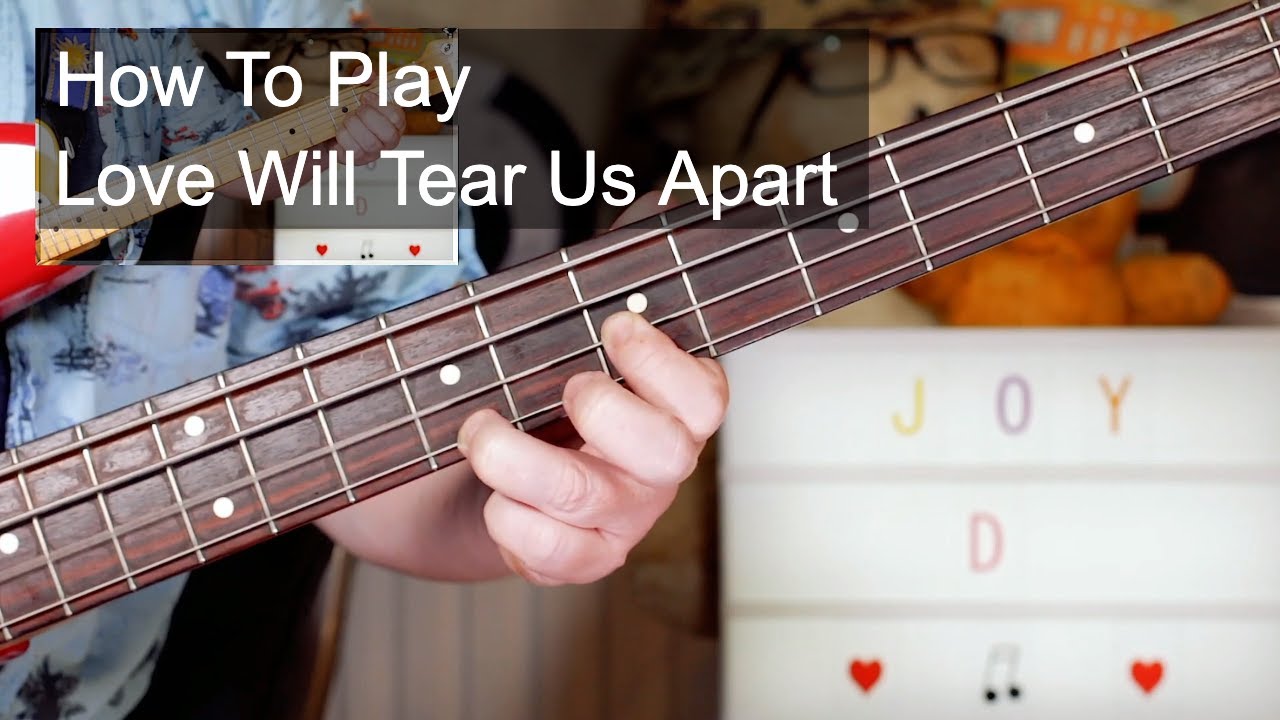 prøve strimmel Gooey Love Will Tear Us Apart' Joy Division Guitar & Bass Lesson - YouTube