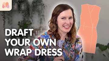 How to Pattern Draft | Wrap Dress | Step-by-Step Tutorial