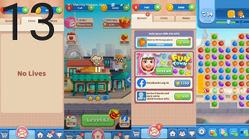 Matching Madness: Match 3 Puzzle games. Level 61 - 62  #tinytacticsgames